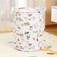 Load image into Gallery viewer, Foldable Laundry Basket Large Capacity Laundry Hamper Storage Bag Clothes Toy Picnic Printed Storage Organizer Bucket

